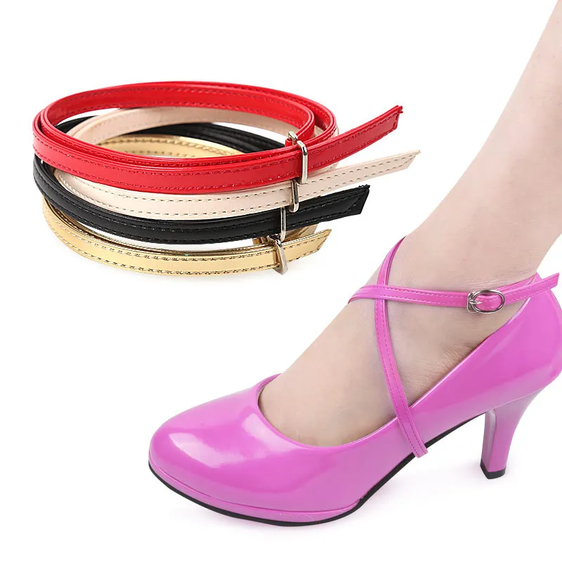 Women Shoelaces for High Heels Adjustable Ankle Shoe Belt Holding Loose Bundle Shoes Laces Tie Straps Band Belt Shoe Accessories