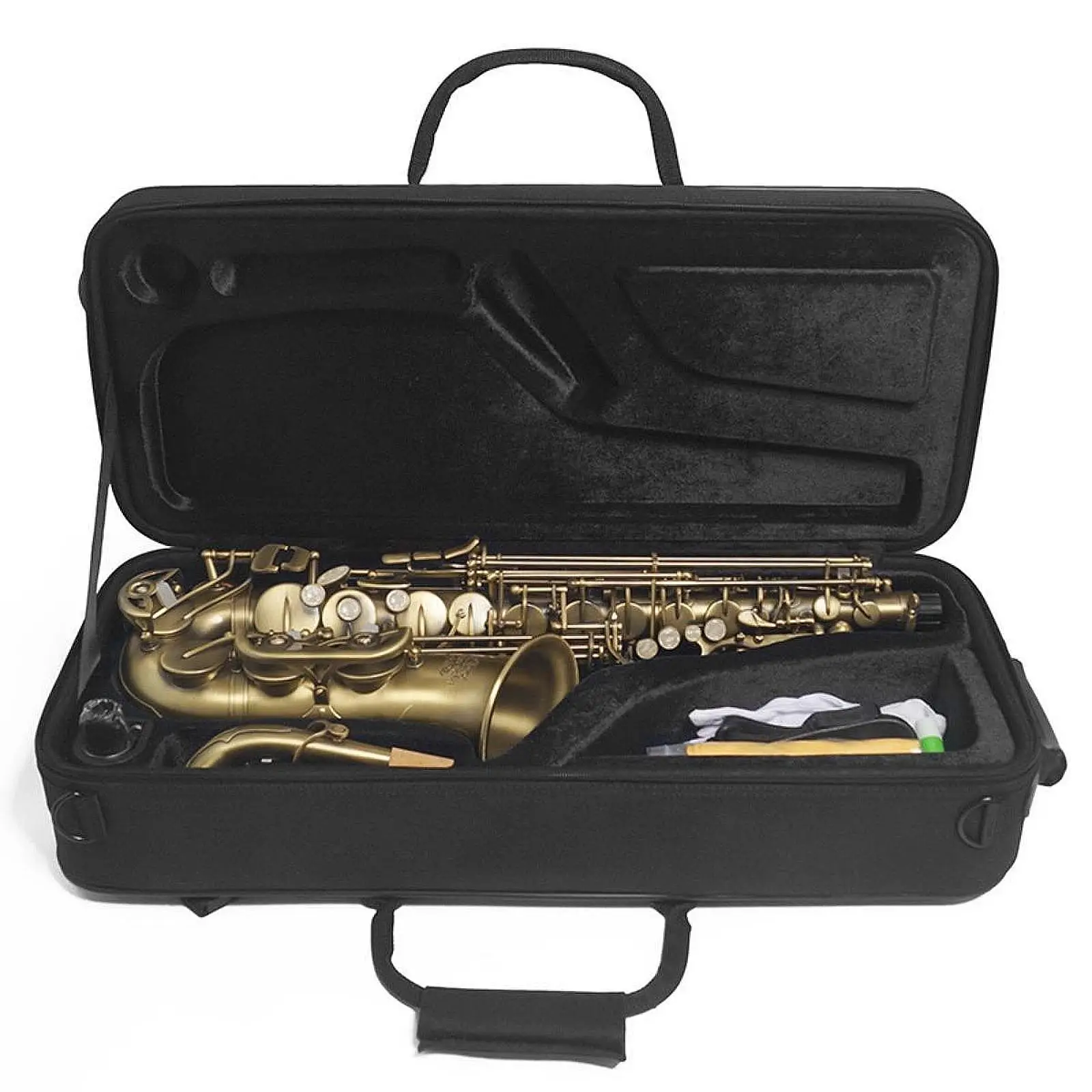 Saxophone Case, Alto Sax Gig Bag, External Pocket Padded Sax Bag Case, Pressureproof Carrying Bag Saxophone Bag