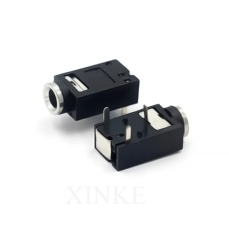 10PCS Headphone Jack Socket PJ-318 3.5mm Female Jack 3 Pin Socket Audio Video Terminals Connector PJ318 3.5 mm DIP-3 PCB Mount