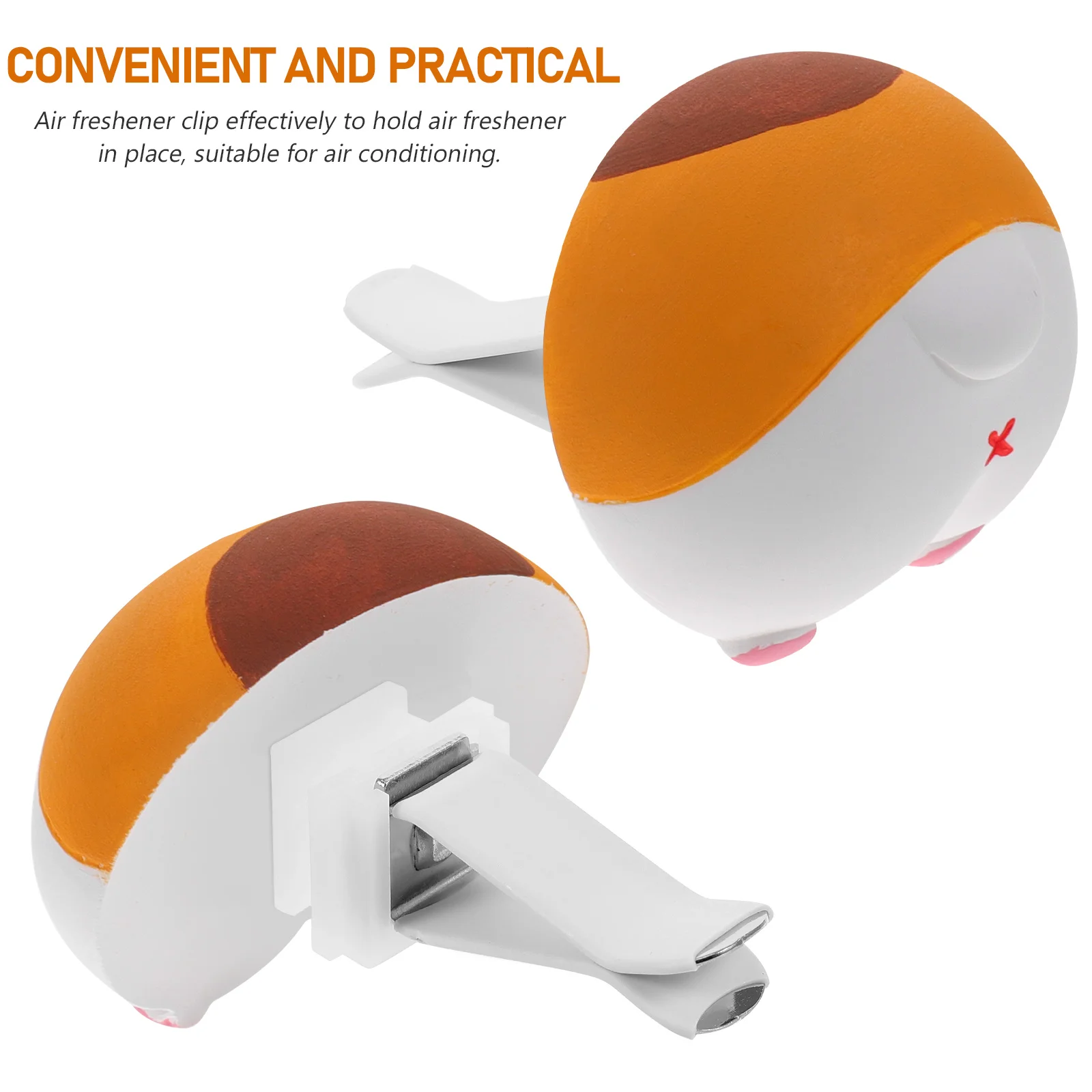 

20pcs Car Perfume Clips Air Freshener Vent Diffuser White Square Head Plastic Slot Home Office Car Aromatherapy Accessories