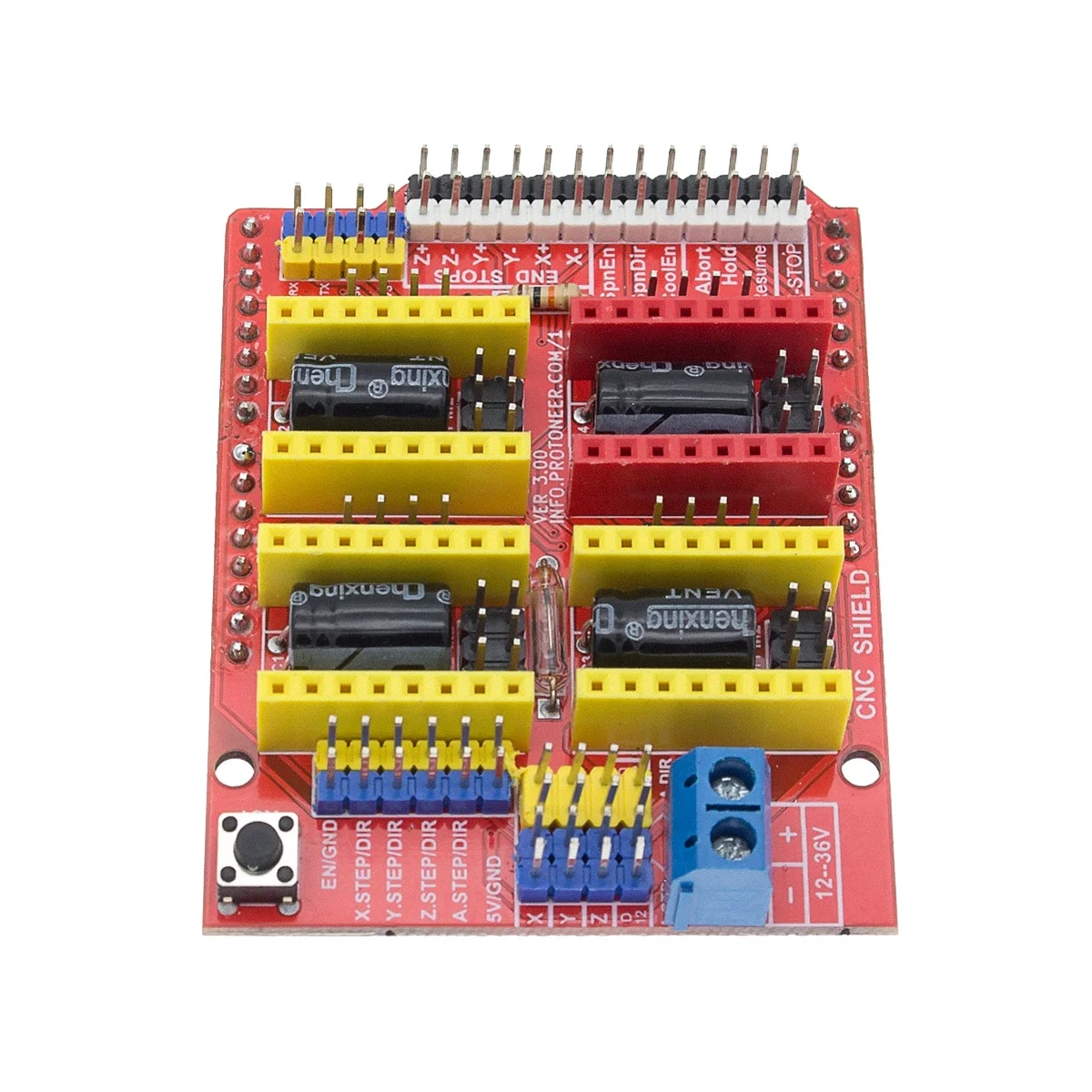 A4988 Driver CNC Placa de Expansão Escudo Impressora 3D, Arduino, V3 Gravador, 5pcs