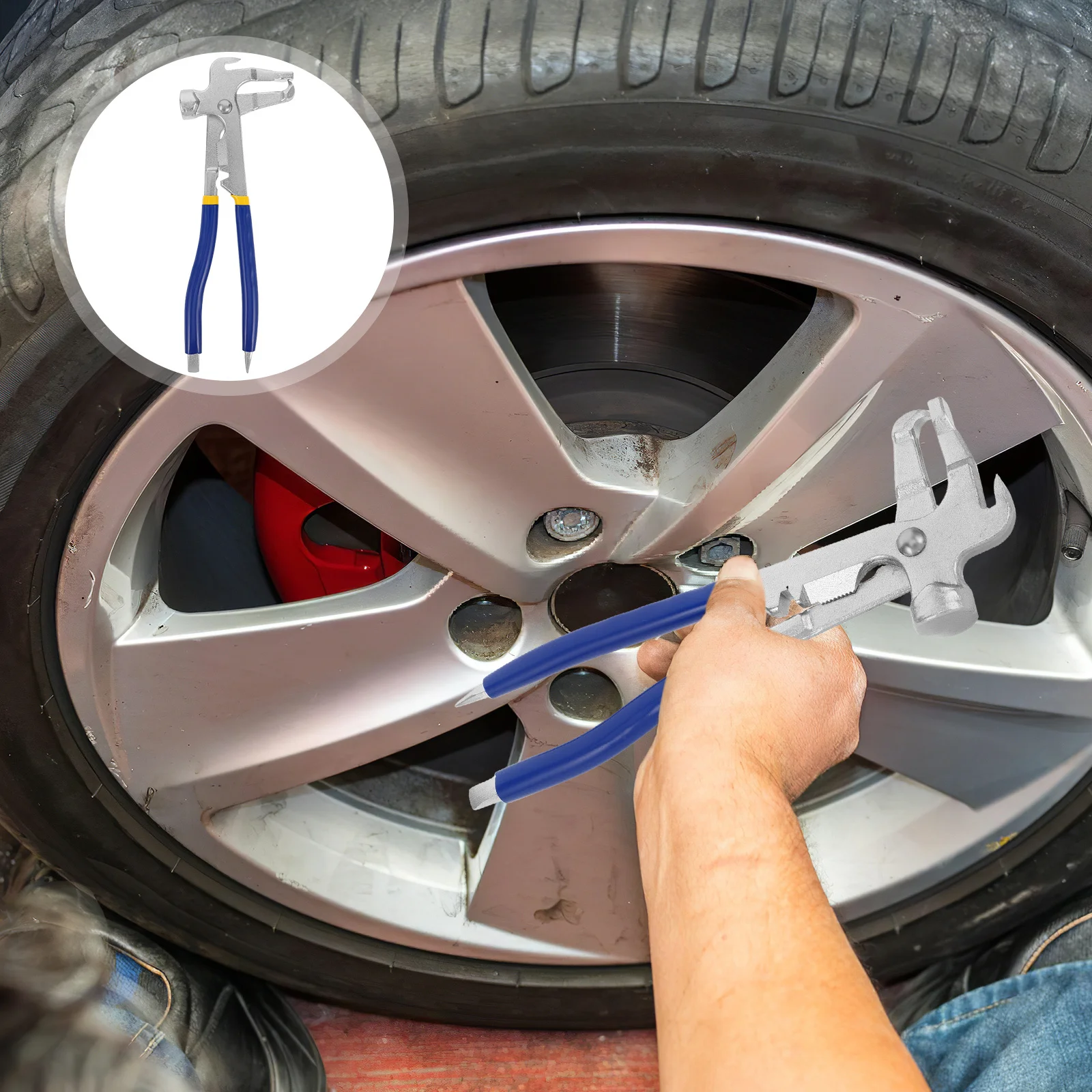 

Ergonomic Tire Balance Hammer Pliers Tool Tire Repair Wheel Weight Remover Installer Efficient Durable Equipment
