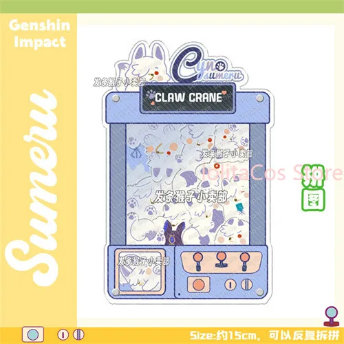 Genshin Impact Kaveh Alhaitham Cyno Tighnari Kawaii Puzzle Design Acrylic Standee Anime Desktop Ornament Room Deocr Gift Cosplay view 2