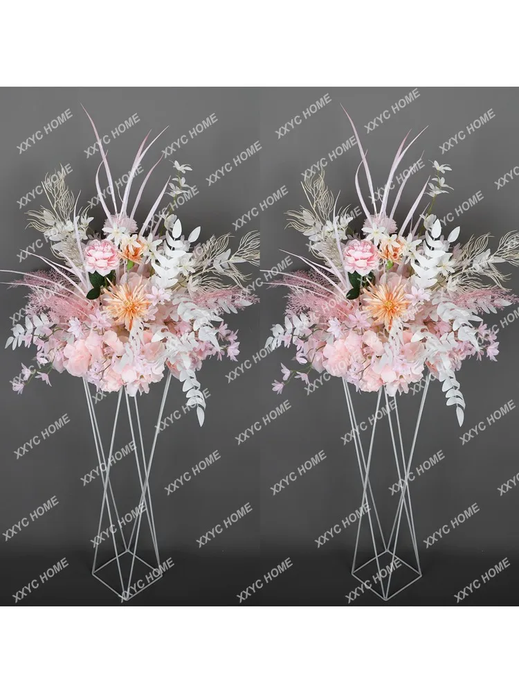 New Wedding Props Tall Flower Decoration Wedding Ceremony Layout Floral Main Table Floral