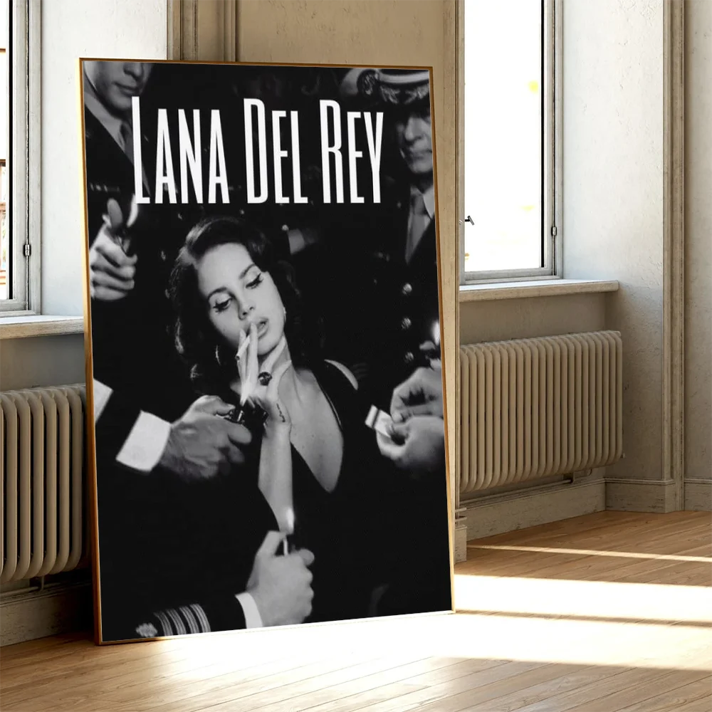 Lana Del Rey Lust for Life Poster Movie Sticky Posters Retro Kraft Paper Sticker DIY Room Bar Cafe Aesthetic Art Wall Painting