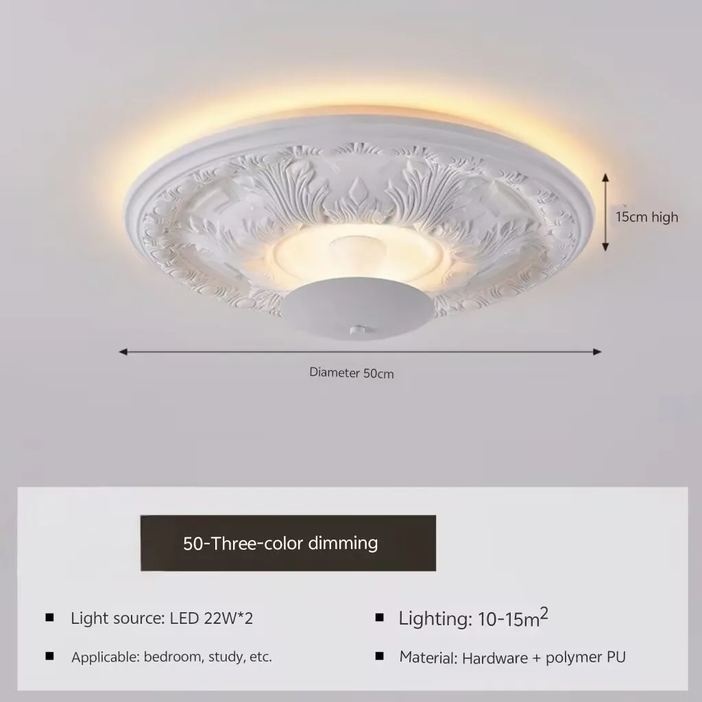 European ceiling lamps, creative and unique French eye friendly study lamps