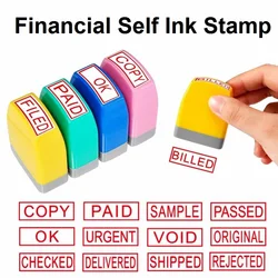 Financial self ink Stamp 