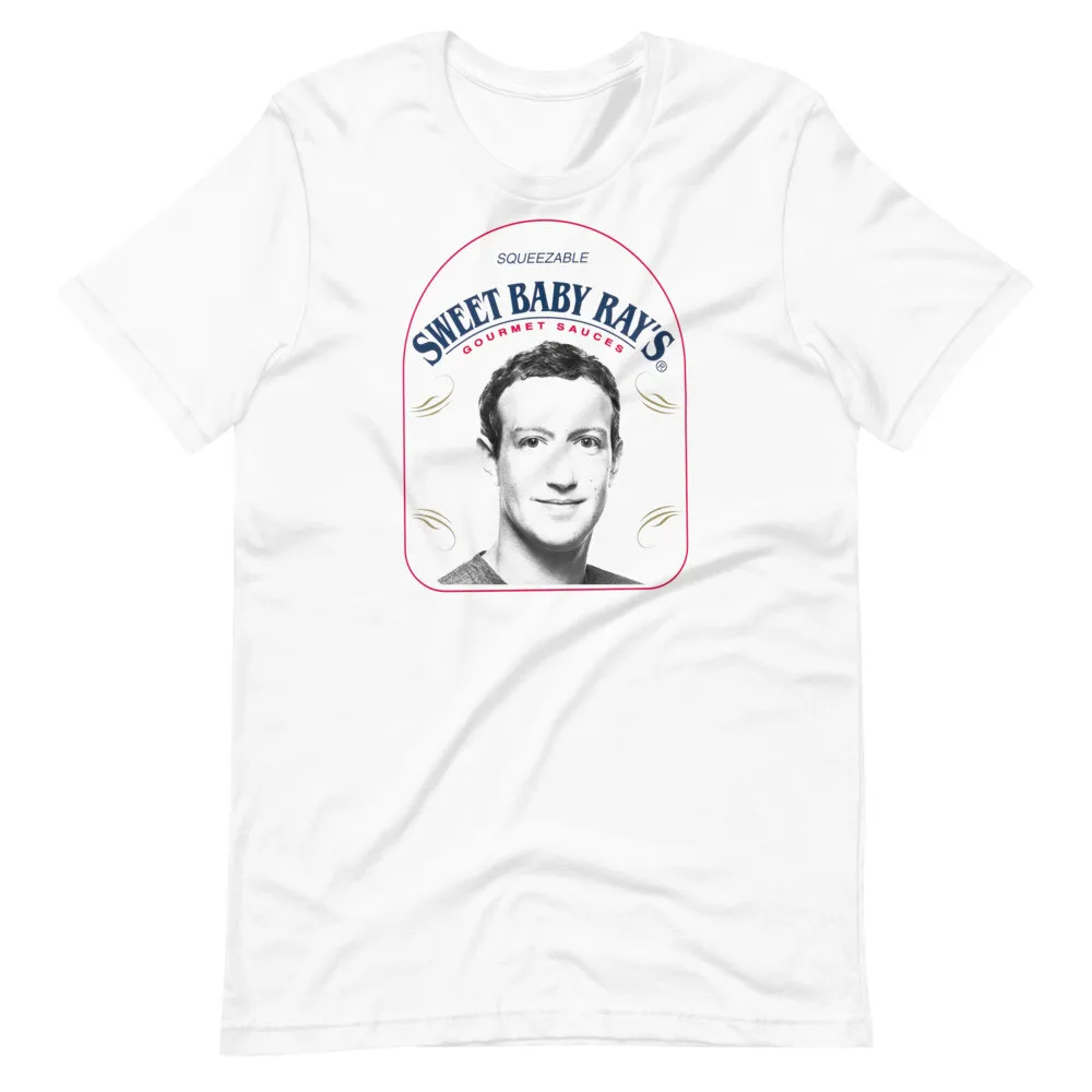 

Sweet Baby Rays Mark Zuckerberg Parody Tee Short-Sleeve Unisex T-Shirt