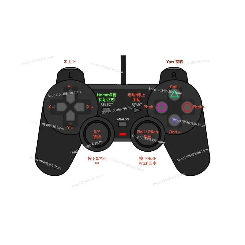 For Support Customization for Miniature 6DOF Platform/platform Model 6Dof Gyroscope Handle Control