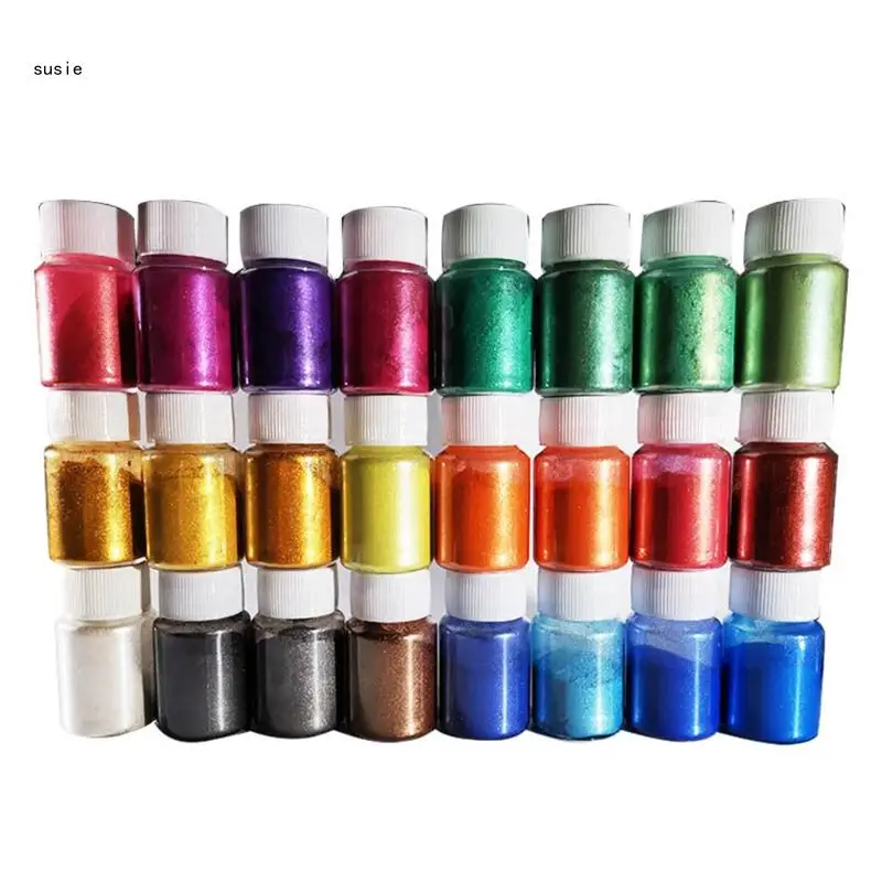 X7YA Cosmetic Pearl Powder Solvent Pigment Soap Art Additive