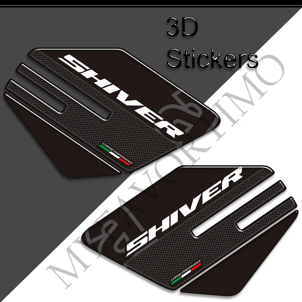 Untuk Aprilia SL 750 900 Aksesori Shiver bantalan tangki sepeda motor TankPad grip Kit bahan bakar Gas stiker pelindung lutut