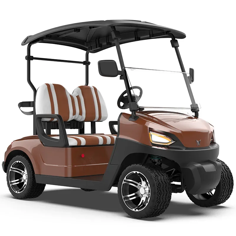 New Designed 4 Wheel 2 Seats Golf Cart Electric Scooter Club Golf Buggy Carts