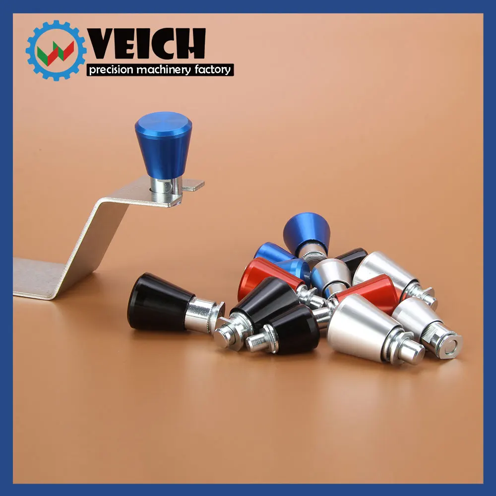 10pcs/lot Factory Supply Aluminum Alloy Threaded-In Spring Loaded Plunger With Hold-Open Feature