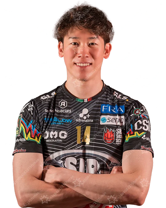 Camisa de Voleibol Masculina 2025/26 Sir Susa Scai Perugia 14 Yuki Ishikawa, Camiseta de Manga Curta, Uniforme de Equipe, Tops de Treino de Secagem Rápida