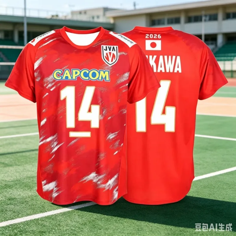 Japan Volleyball Jersey No.12 Print Short Sleeve Quick Dry Athletic T-shirt Volleyball Fan Sport Training Casual Street Top Kids