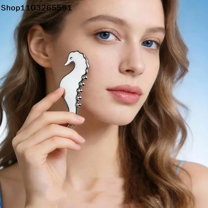 For Foot Hand Back Manual Head Massager Scalp Comb Protable Stainless Steel Gua Sha Face Tool Trigger Point Massager