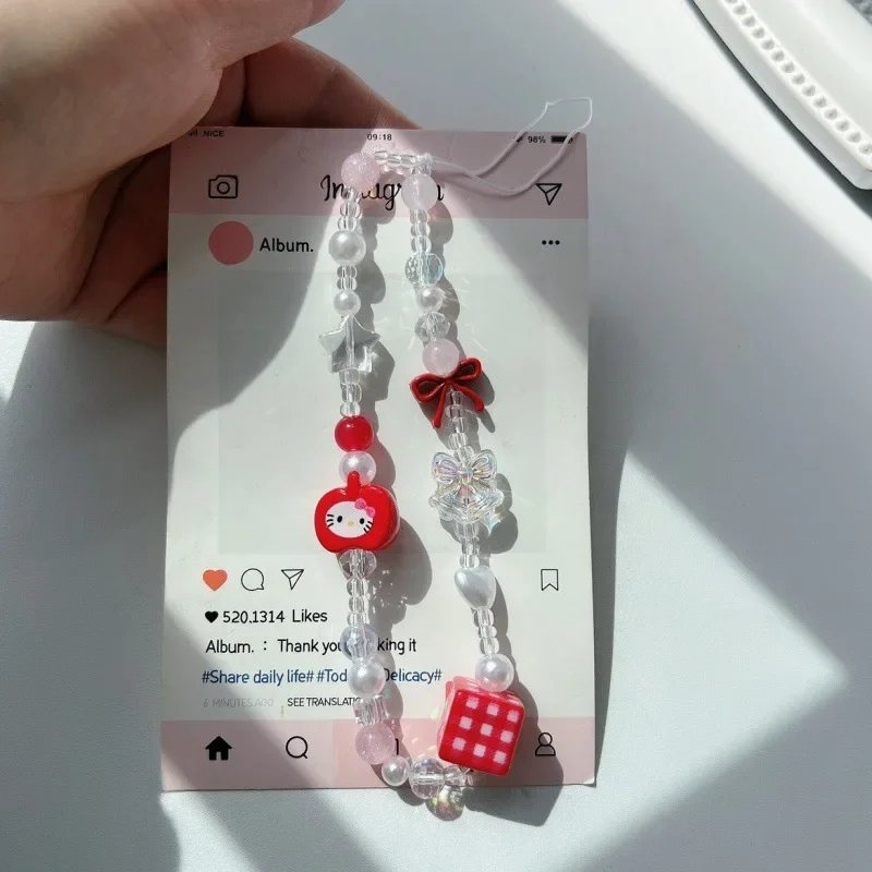 Sanrio Hello Kitty Phone Chain Keychain Pendant Bag Cell Phone Charm