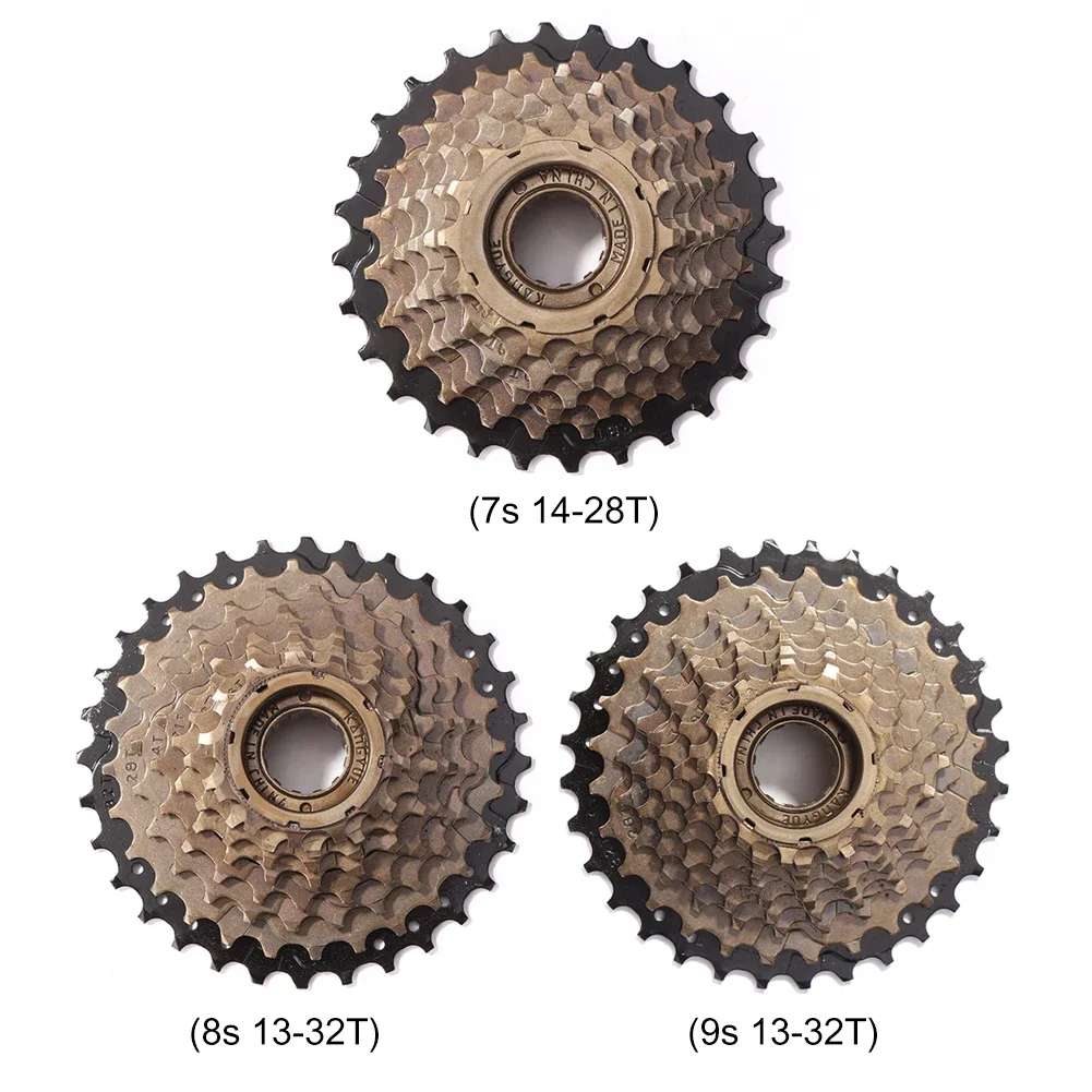 자전거 카세트 플라이휠, 프리휠 스프로킷, 자전거 부품, 7/8/9 속도, 14-28T, 13-32T