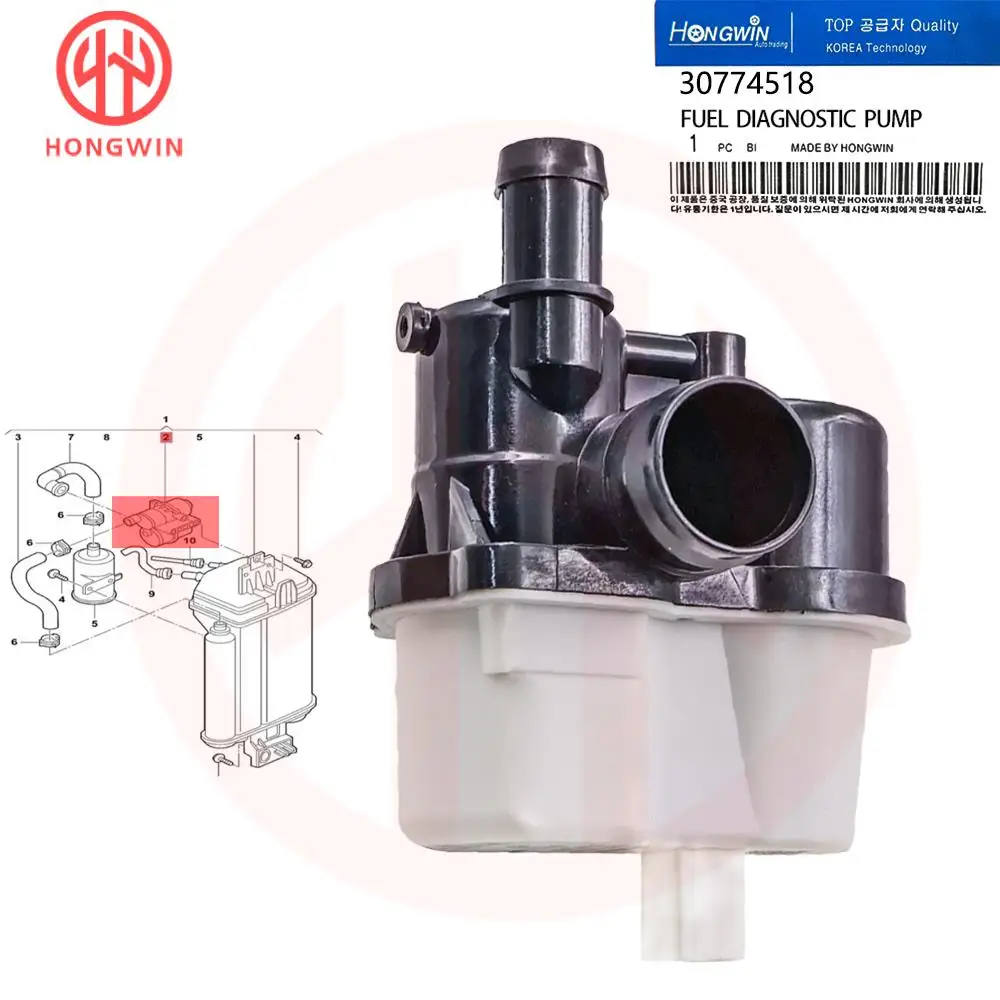 

30774518 Топливный диагностический насос для Volvo Asia Pacific XC60 S60L S60 V60 XC90 Changan Volvo S40 C30 C70 S40 S80 30760863