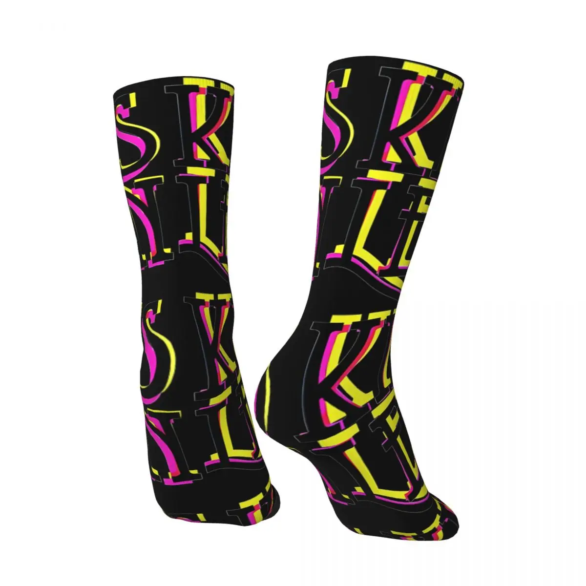 Hip Hop Retro Logo Crazy Men's compression Socks Unisex Kings of Leons Harajuku Seamless Printed Funny Novelty Happy Crew Sock