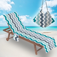 Leisure Beach Towel Comfortable single-layer Beach Chair Patio Chaise Chair Cover Sunbathing Summer Hotel Holiday