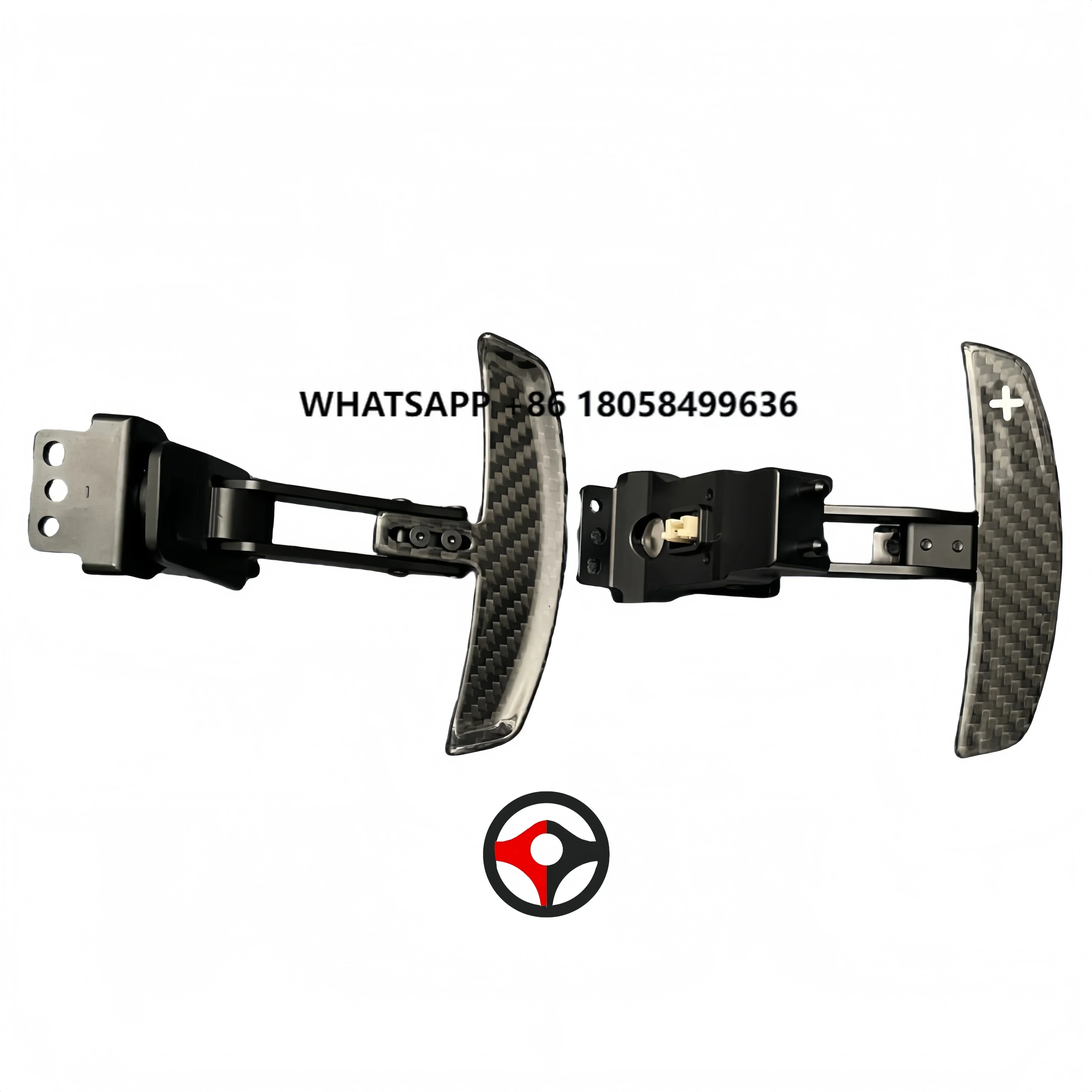 For Porsche GT3 RS Magnetic Carbon Fiber Steering Wheel Shift Paddles / Customized Replacement Extended Shift Paddle