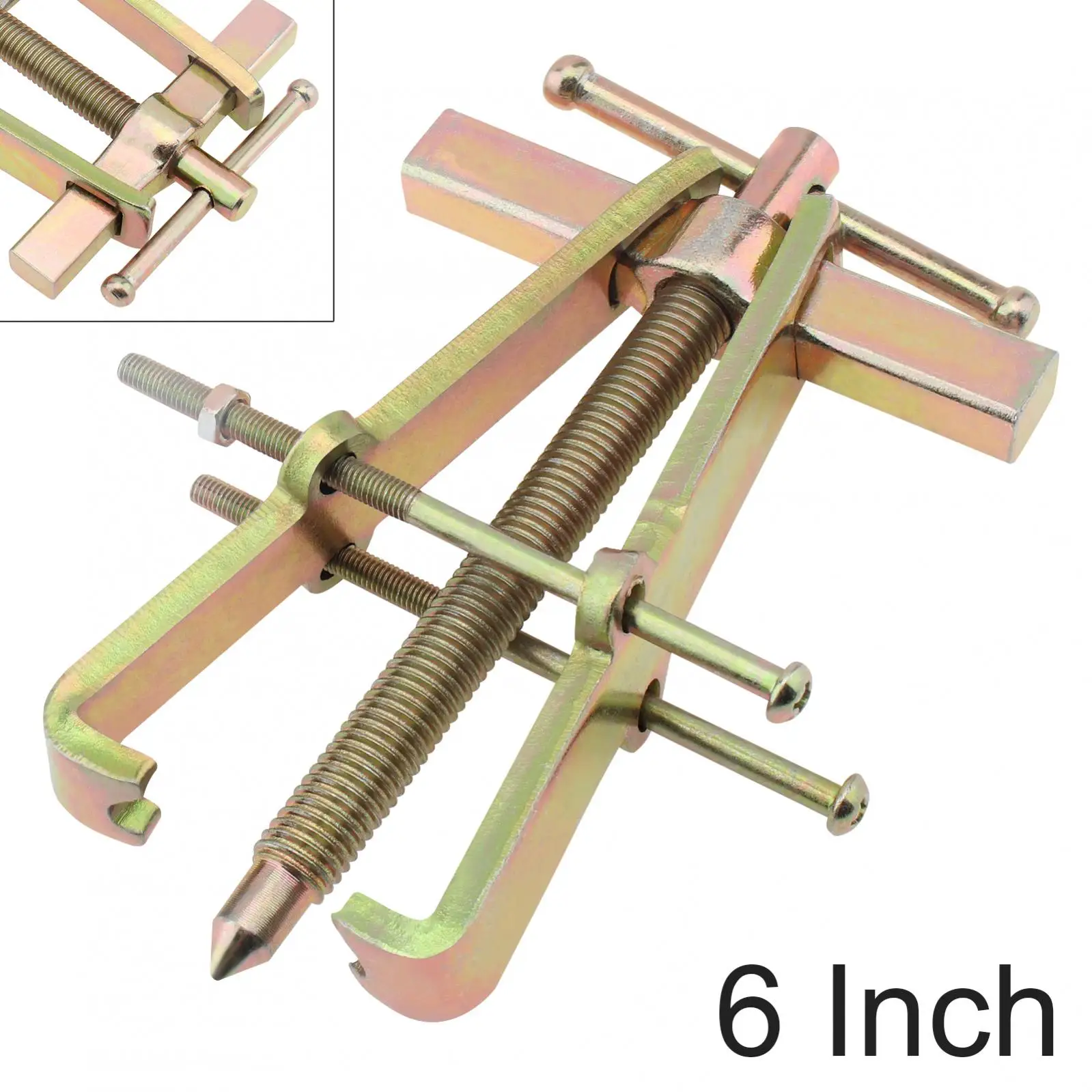 

6 Inch Two-claw Jaw Puller Separate Lifting Device Strengthen Bearing Pulling Extractor for Auto Mechanic Hand Tools