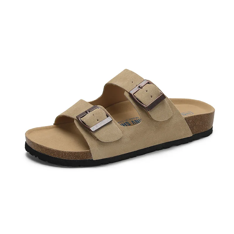 Nieuwe Boston Clogs Slippers voor Dames Heren Kurk Sandalen Femme Hombre Suède Mules Slides met Boogondersteuning Mujer Zuecos Schoenen