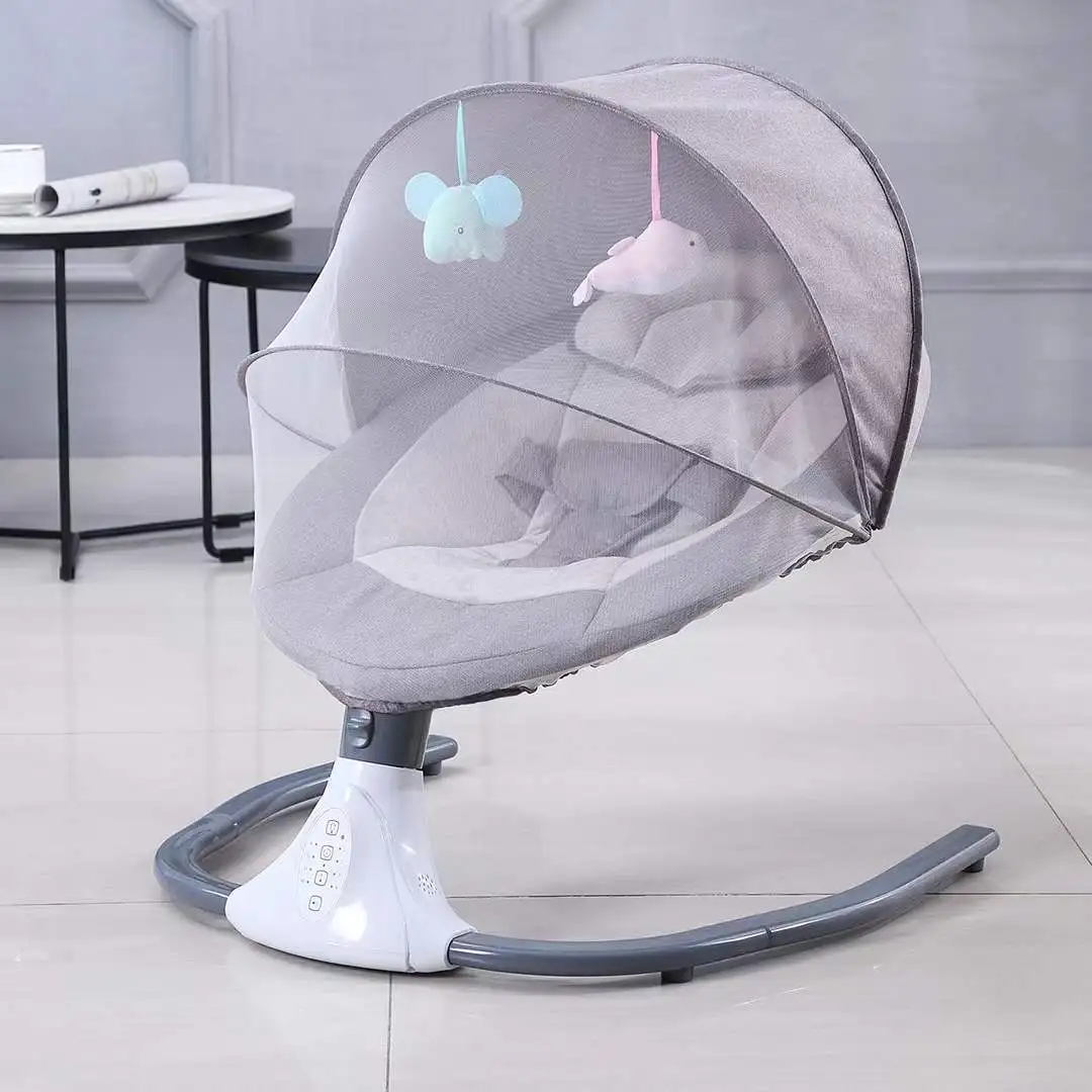 Remote Control Vibrating Chair Transat Baby Rocker Chair Electric Baby Crad , Rocking Chair Baby Automatic Swing//