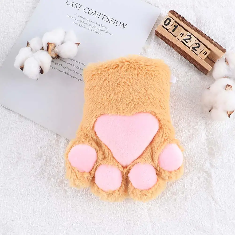 Sweet Fluffy Bear Claw For Women Paw Mittens Cat Claw Gloves Anime Cosplay Gloves Plush