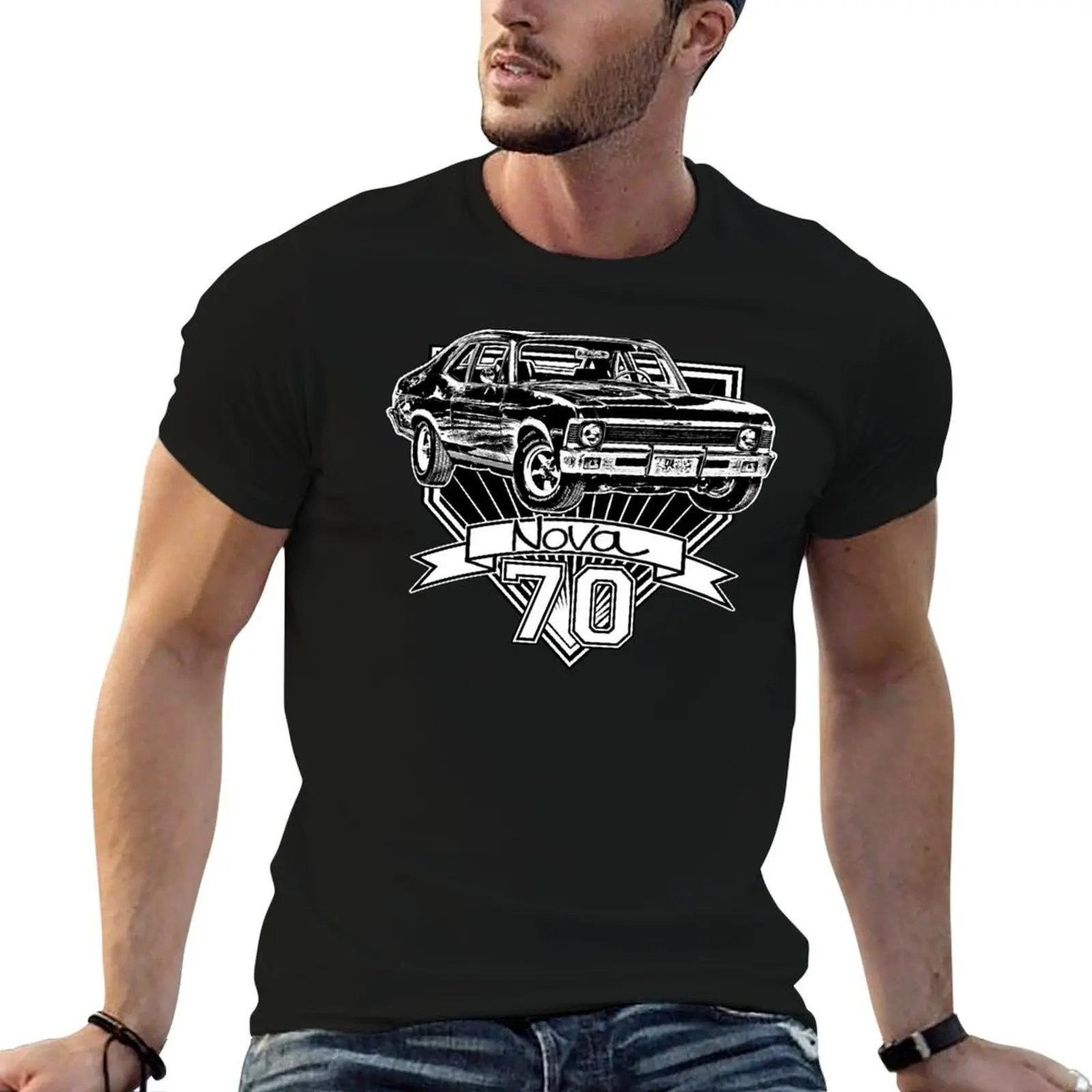 1970 Nova T-Shirt hippie clothes shirts graphic blacks graphic shirts oversized t shirts for men