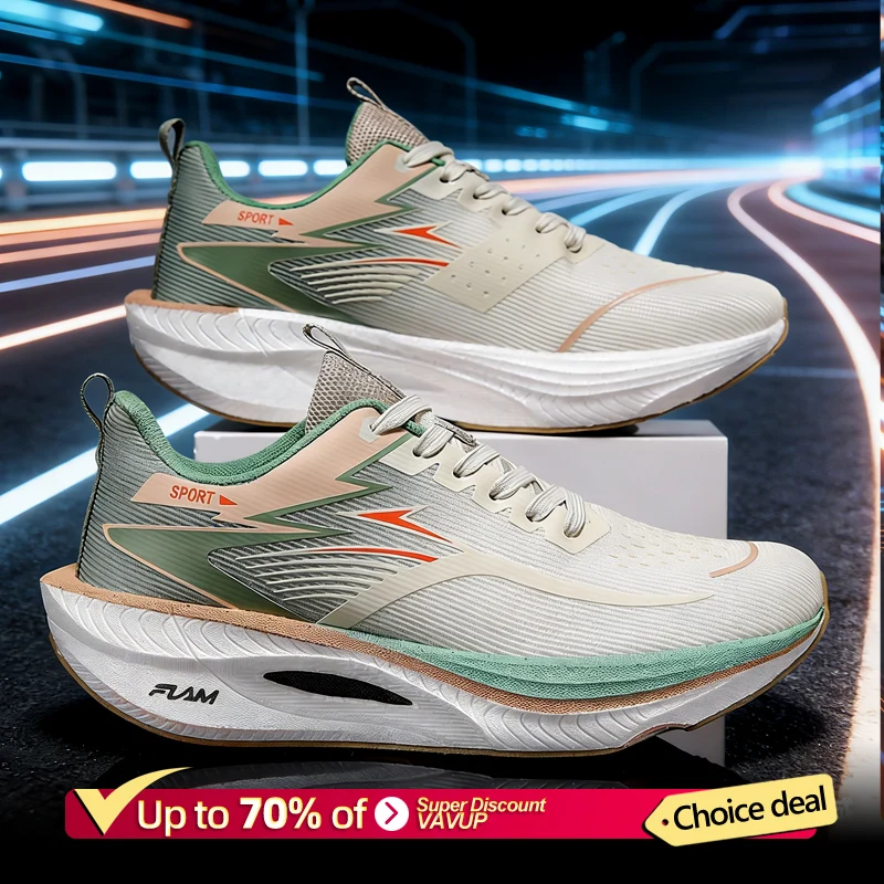 

Мужские и женские спортивные кроссовки для бега с карбоновой пластиной, дышащие, легкие, удобные, нескользящие, для марафона