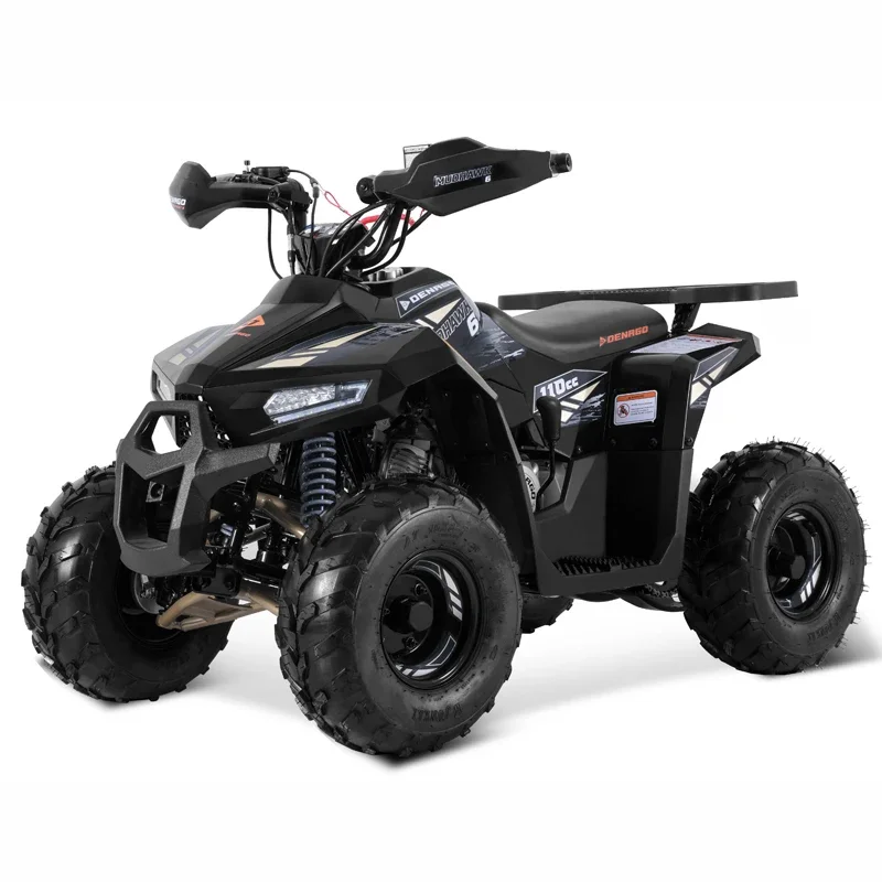 2025 New Automatic 1+1 Quad Bike Cuatrimoto Cheap Chinese Kids 110cc ATV With EPA CE