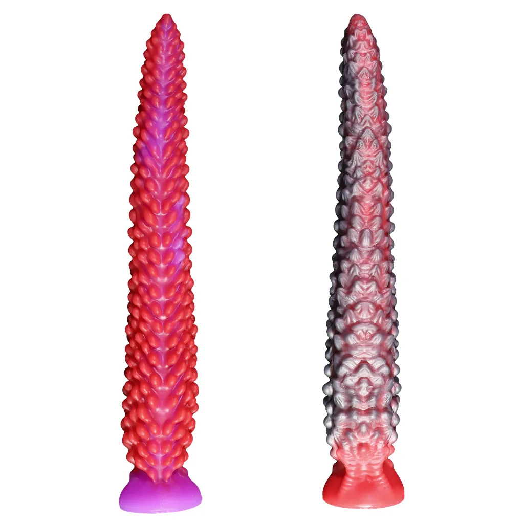Silicone Barbed Anal Plug Unisex Dildo Portable Anal Dilator Sex Products Adult Props Male Penis Massager Female Vagina Vibrator