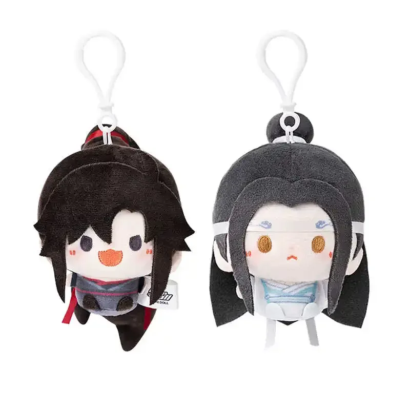 Mo Dao Zu Shi Lan Wangji Wei Wuxian llavero de peluche muñeca juguete de peluche MDZS gran maestro del cultivo demoníaco figura colgante 8cm