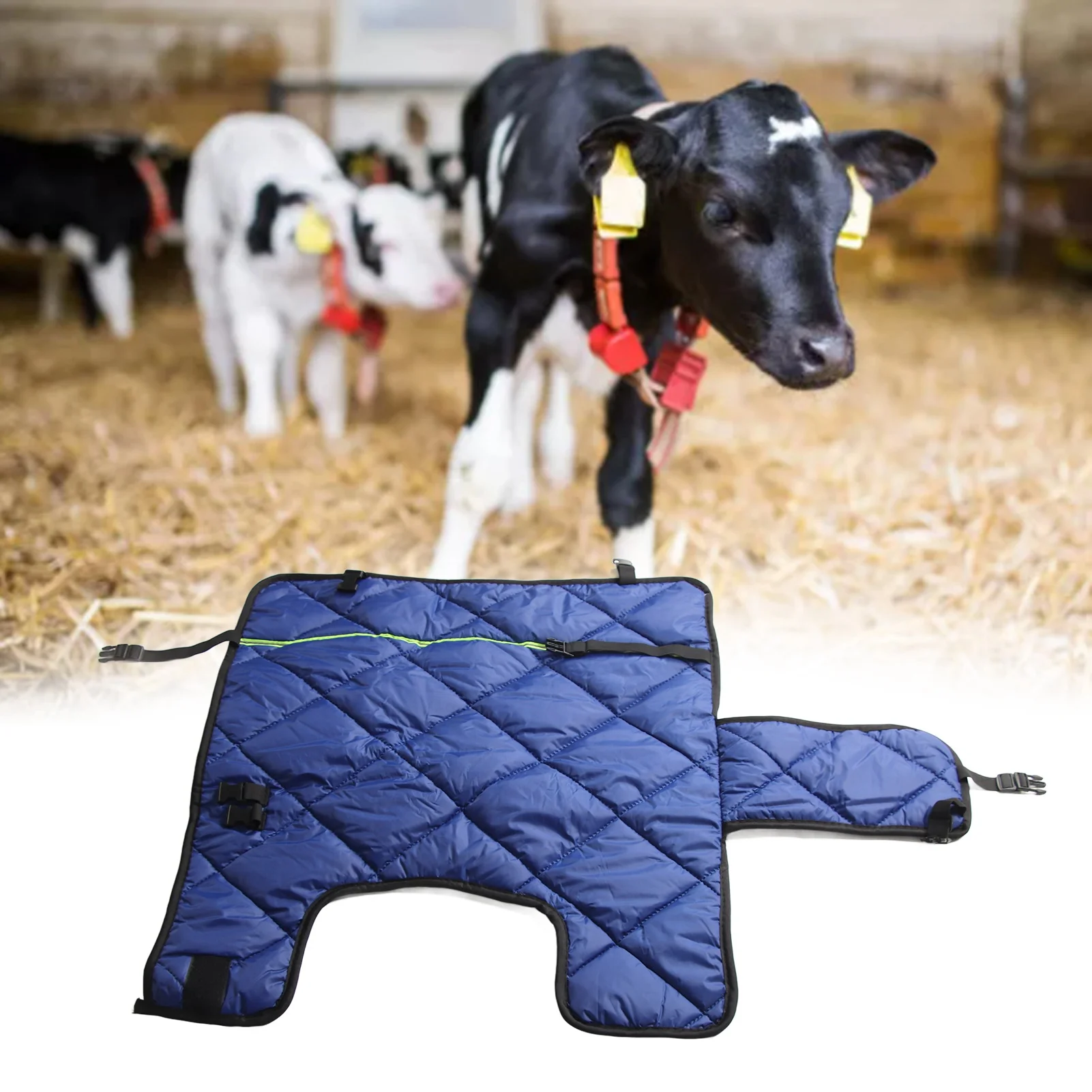 Calf Saver Coat Calf Warm Clothes Calf Warm Clothes Warmming Thickened  Cold Proof Calf Saver Coat for Farm Cow Calf Vest