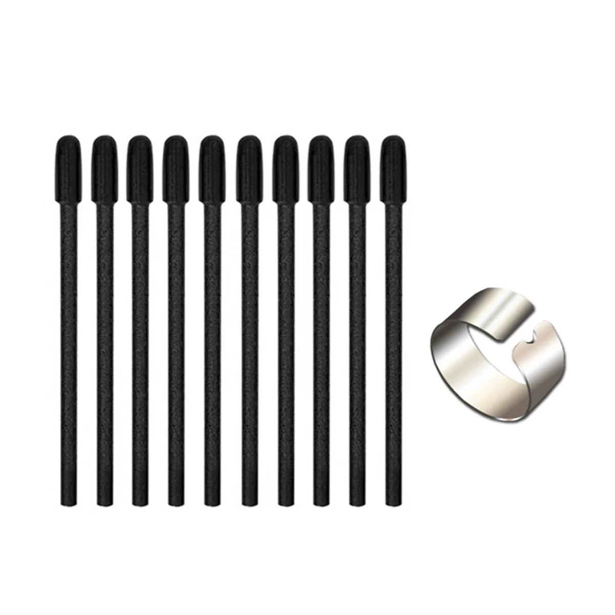 

BABQ! 10Pcs Fiber Pen Tips Pen Nibs for Movink PTK670 PTK470 PTK870 DTH135 DTH172 DTH227 DTH271 with Nib Removal Tool