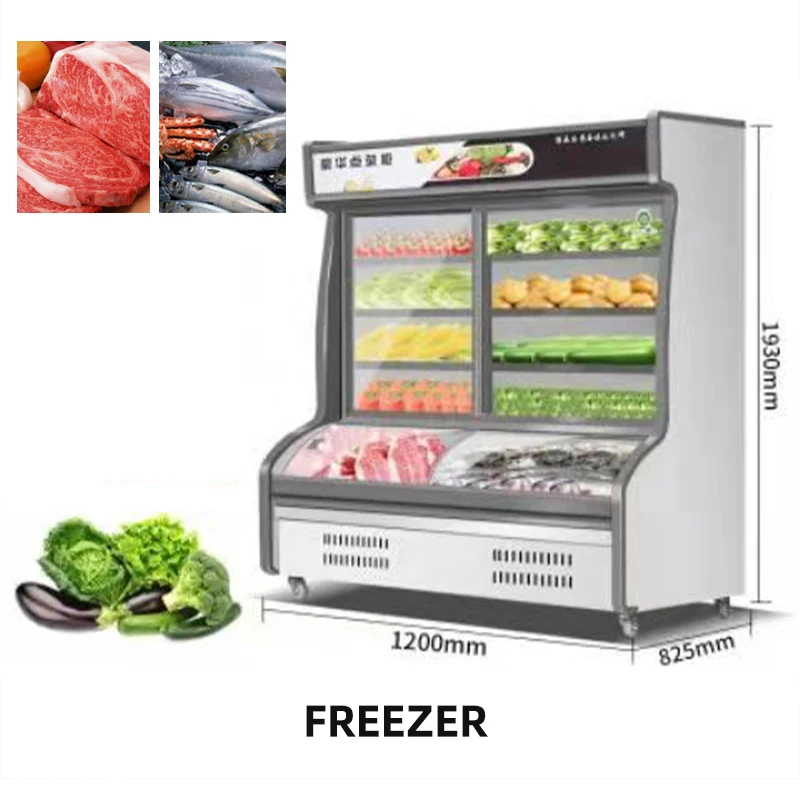 

Commercial display cabinets, refrigerated frozen fruits and vegetables, barbecue restaurants, fresh-keeping cabinets, vertical r