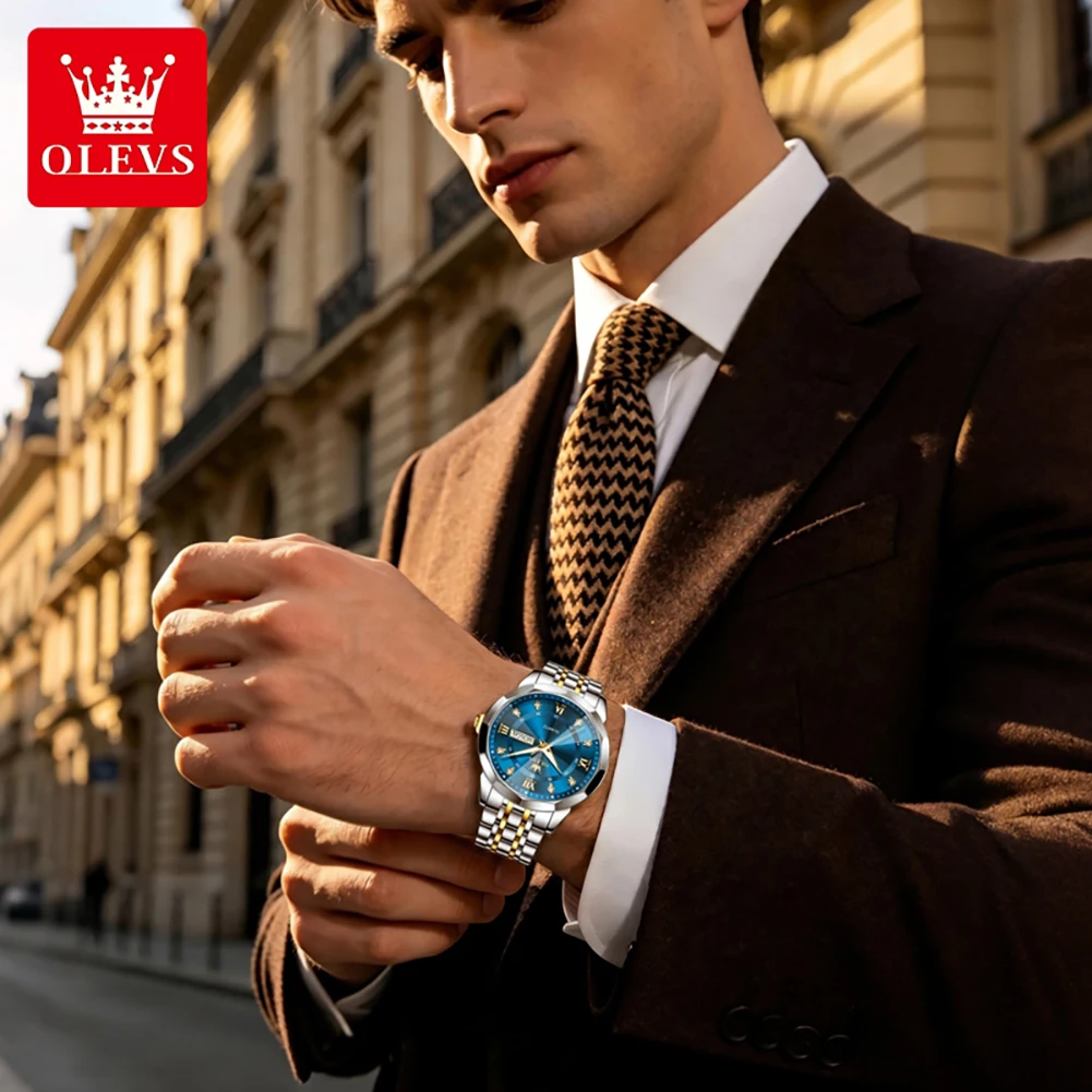 Relojes OLEVS 3759 originales - Smartwatch Branded Watches For Men reseña y precio