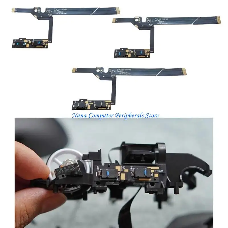 Gprox Superlight2 마우스 사이드 Botton 용 F68C 마우스 사이드 키 유연한 플랫 케이블