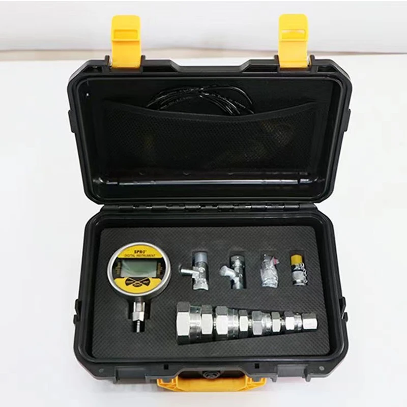 Hydraulic Diagnostic Test Kits 0-60Mpa electronic Hydraulic gauge set digital instrument