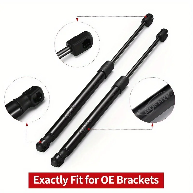 دعامات النافذة الخلفية 6421 لسيارة Ford Excursion 2000-2005 (1.5 بوصة أطول، وليس الباب الخلفي) #3