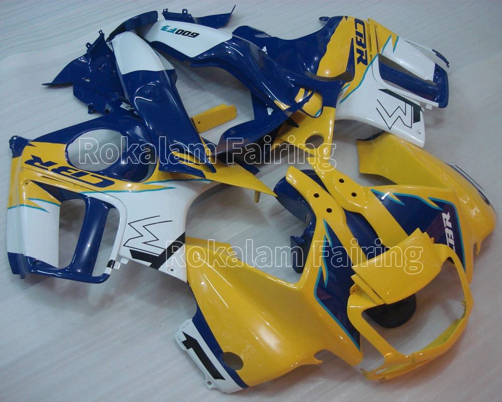 

Fairing Kits For Honda CBR600 F3 97 98 1997 1998 CBR 600 F3 Yellow Blue CBR-600 Motorcycle Fairings (Injection Molding)