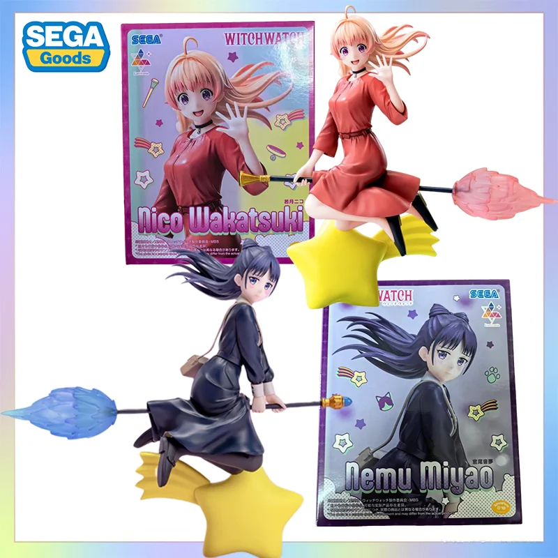 Figuras de acción es SEGA Witch Watch Luminasta Nico Wakatsuki Nemu Miyao,