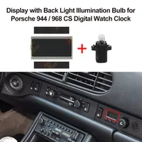 Dashboard Display with Back Illumination Bulb for Porsche 944 / 968 CS Digital Watch Clock