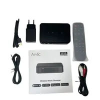 Arylic LP10 Wireless Music Streamer with Google Cast Stream from favorite APP Display Panel Digital & Analog Output Multiroom
