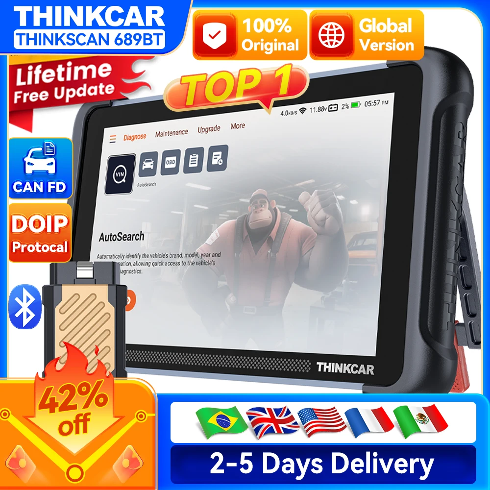 THINKSCAN 689BT OBD2 Scanner 1