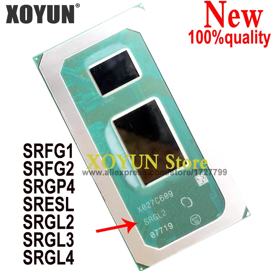 

100% New SRESL SRFG1 5405U SRFG2 4205U SRGP4 SRGL3 5205U SRGL2 6405U SRGL4 5305U BGA Chips