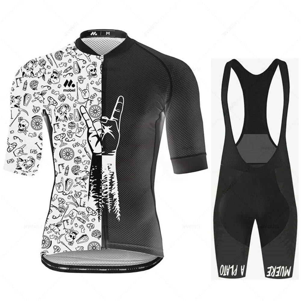 

Cycling Jersey Set Team Racing Bike Clothes Summer Mountain Bicycle Clothing Men's Sports Mallot Ciclismo Hombre Fashion Clothes