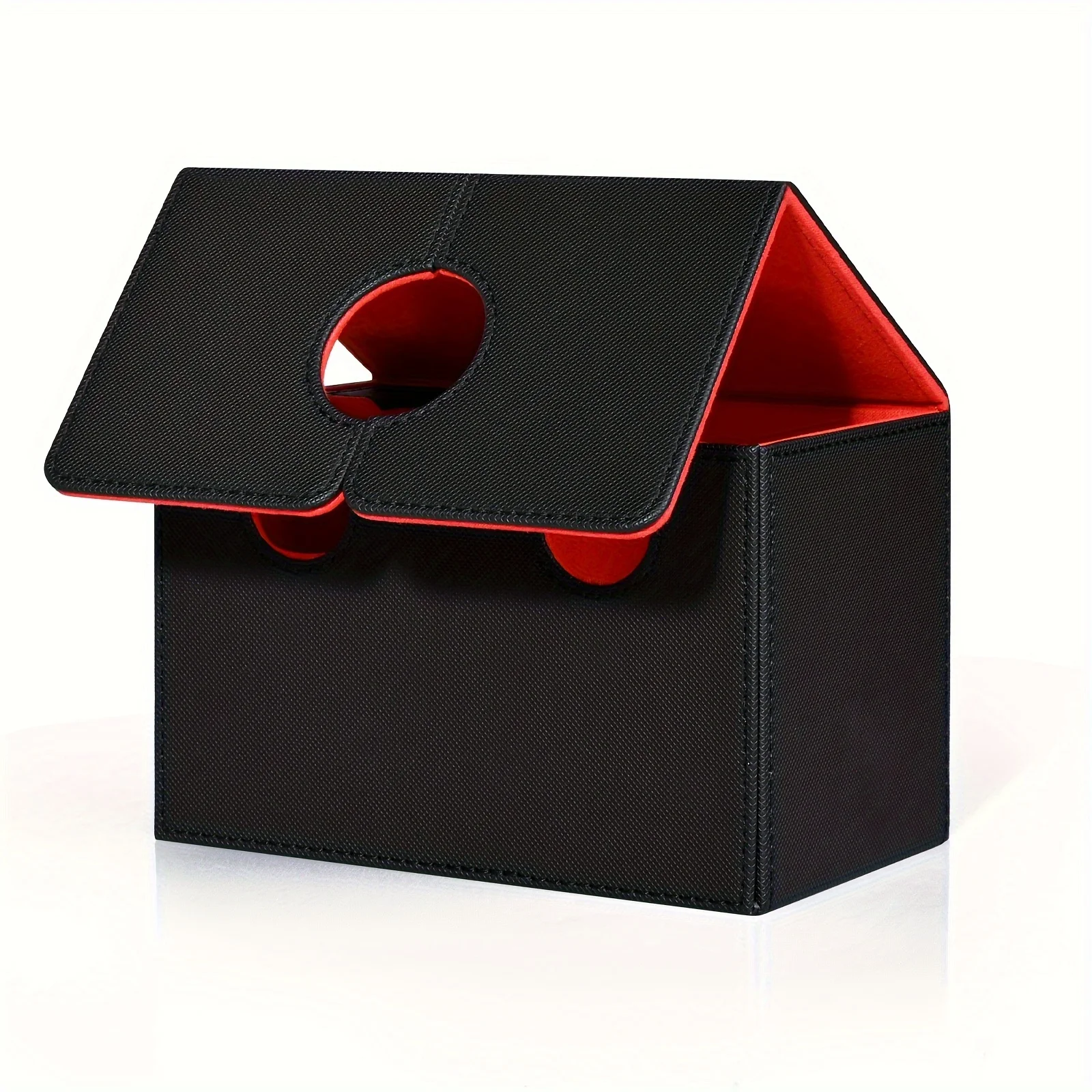 Card Storage Box Hold More 200 Single Sleeved Cards and Set of Dice, Suitable for TCG PTCG Cards